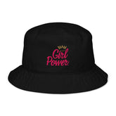 Organic cotton bucket hat made from 100% cotton twill, featuring a breathable and eco-friendly design.